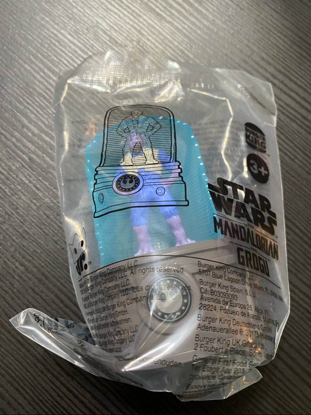 Burger King Star Wars The Mandalorian Grogu Figure